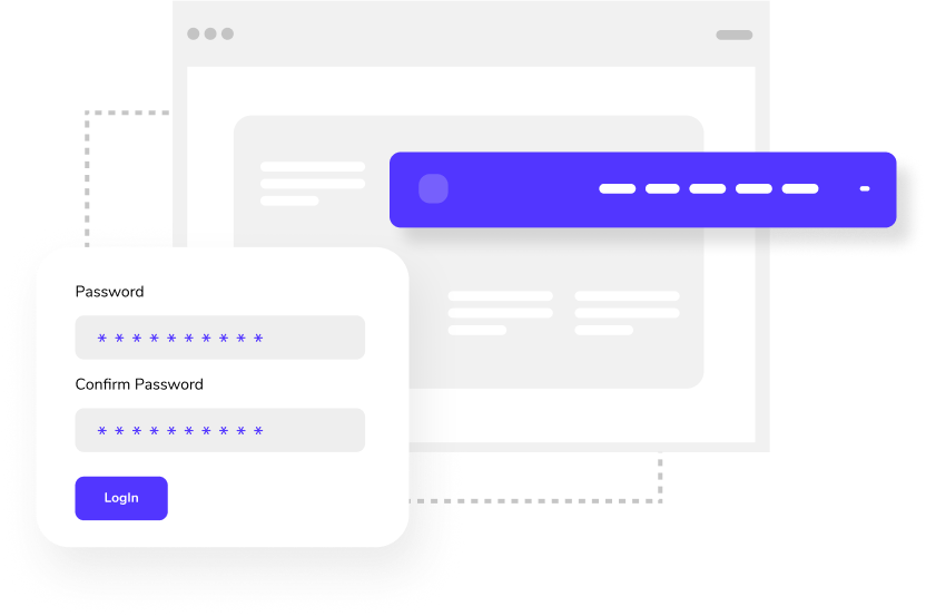 Web development illustration